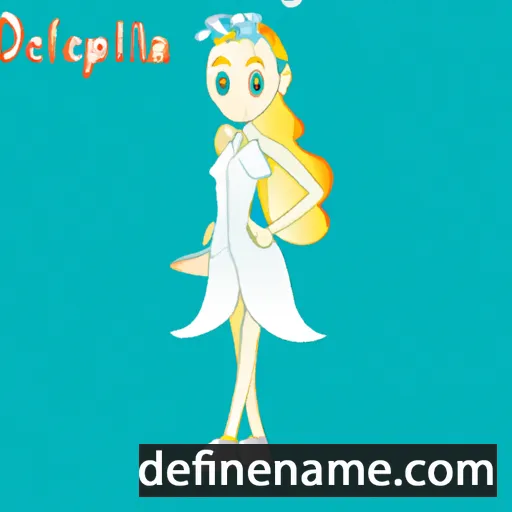 Delfinia cartoon