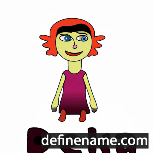 cartoon of the name Delka