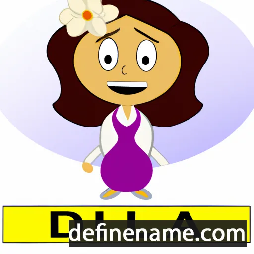 Dellia cartoon