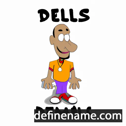 cartoon of the name Delmas