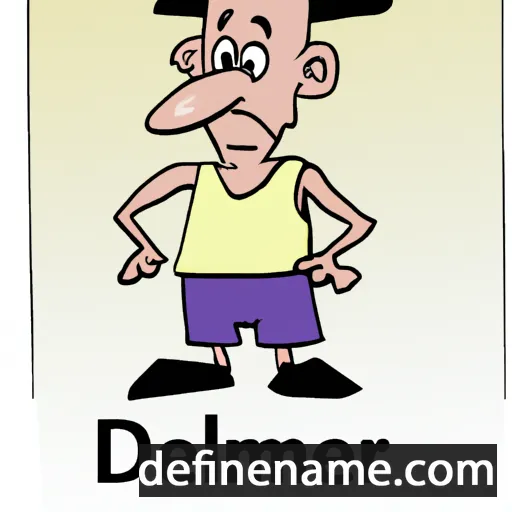 cartoon of the name Delmer