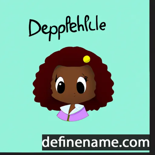 Delphanie cartoon