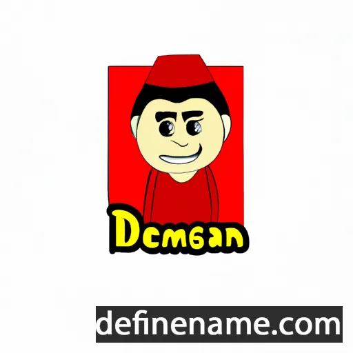 cartoon of the name Demang