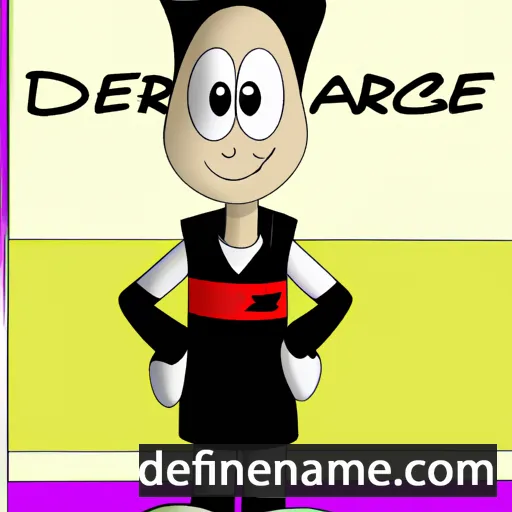 cartoon of the name Demarc