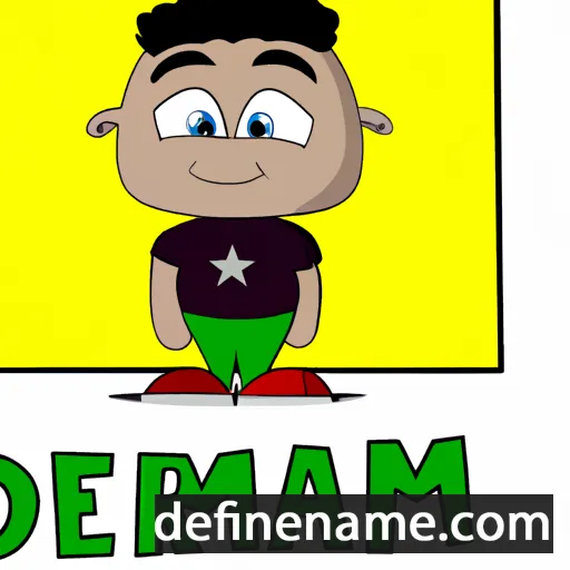 cartoon of the name Demari