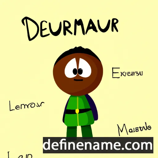 cartoon of the name Demauri