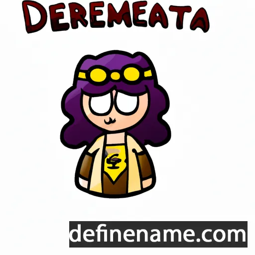 Demetricia cartoon