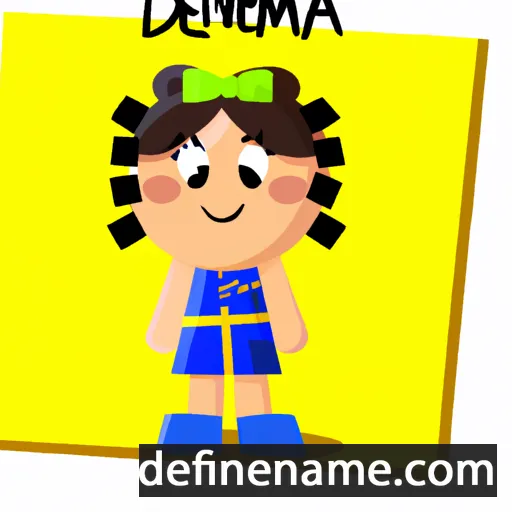 Demiana cartoon