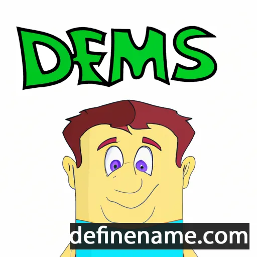 cartoon of the name Demis