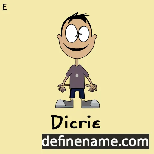 cartoon of the name Déric