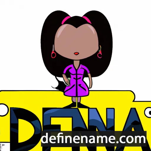 Dênia cartoon