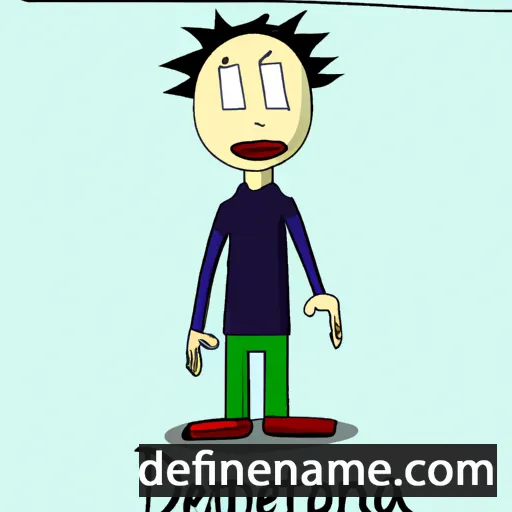 cartoon of the name Demonta