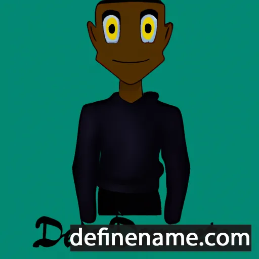 cartoon of the name Demontae