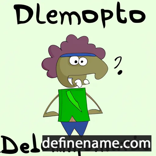 cartoon of the name Demophilos