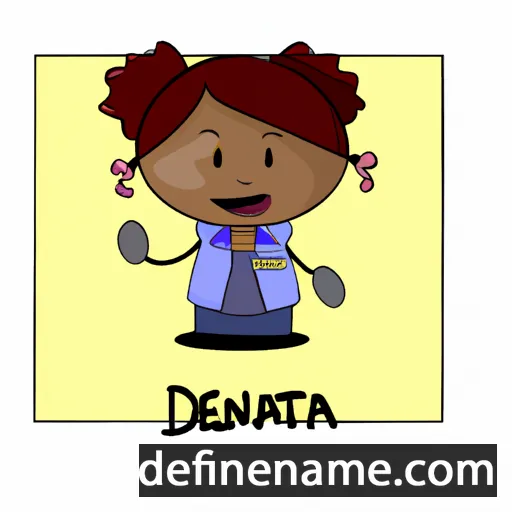 cartoon of the name Denata