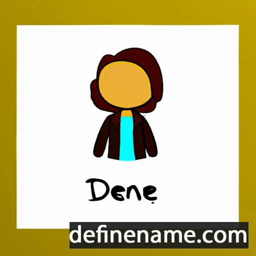 cartoon of the name Deneane