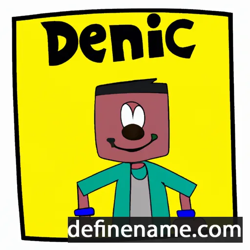 cartoon of the name Denic