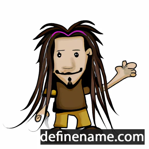 cartoon of the name Deolindo