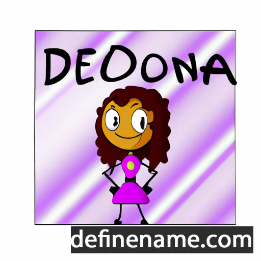 Deona cartoon