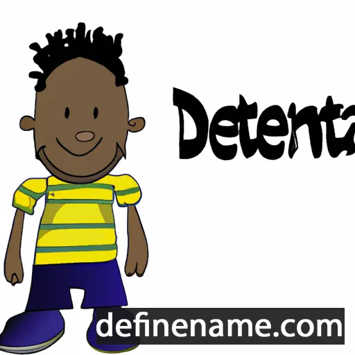 cartoon of the name Deonta