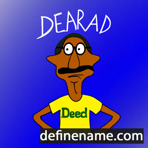 cartoon of the name Derald