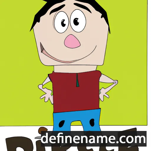 cartoon of the name Derice