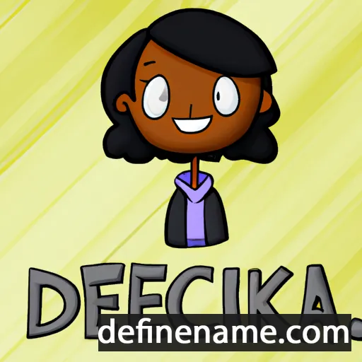 Dericka cartoon