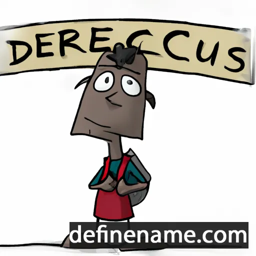 cartoon of the name Dericus