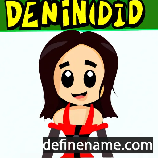 cartoon of the name Derinda