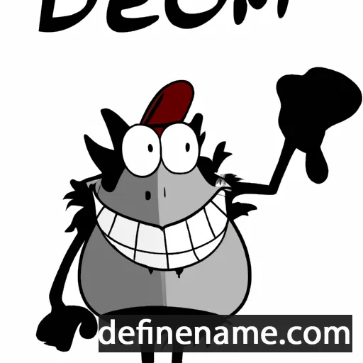 cartoon of the name Dermod