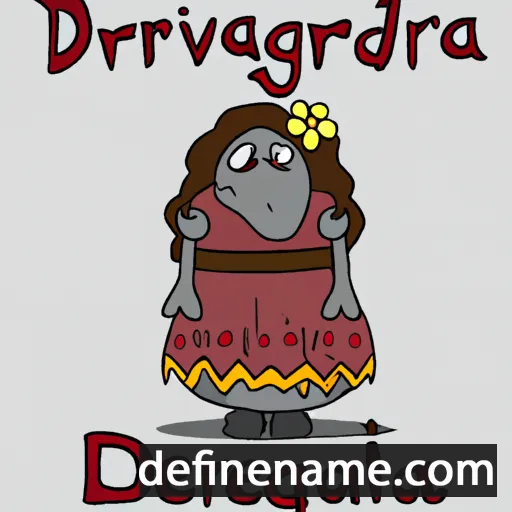 cartoon of the name Dervorgilla