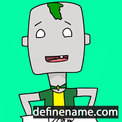 cartoon of the name Derwen