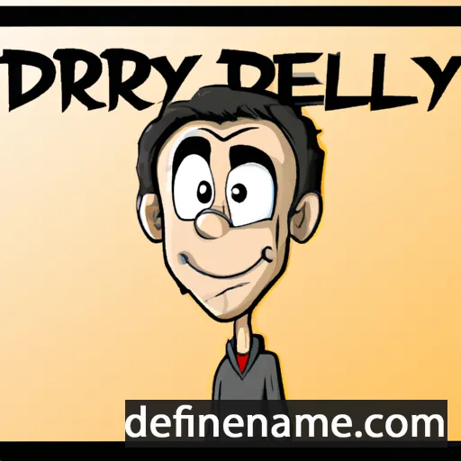 cartoon of the name Deryll