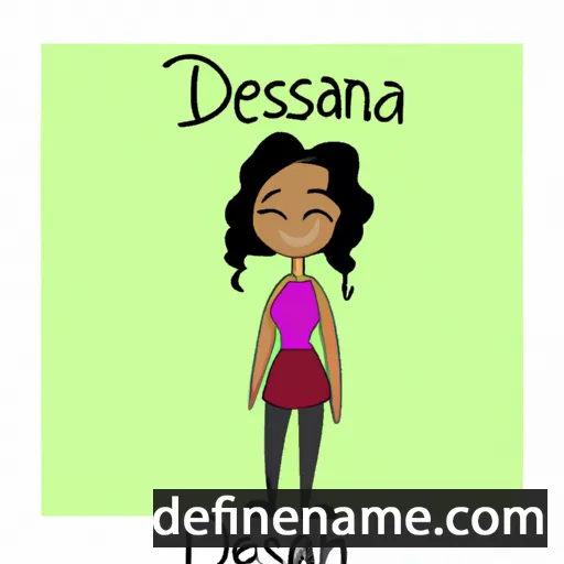 cartoon of the name Desana