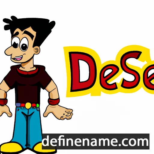 cartoon of the name Desi