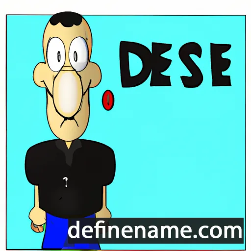 cartoon of the name Desir