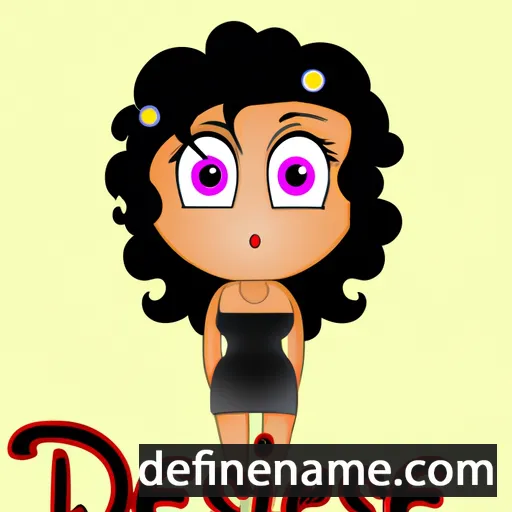 cartoon of the name Desiré