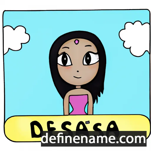 cartoon of the name Desirea