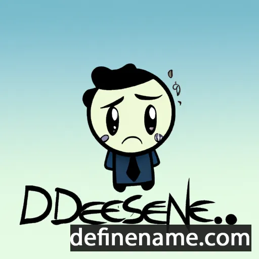 cartoon of the name Dessance