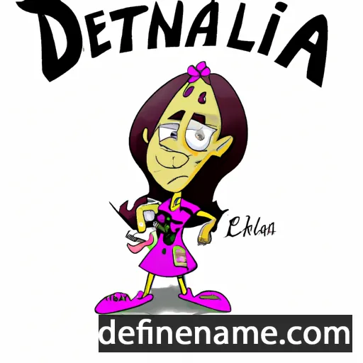 cartoon of the name Detelina