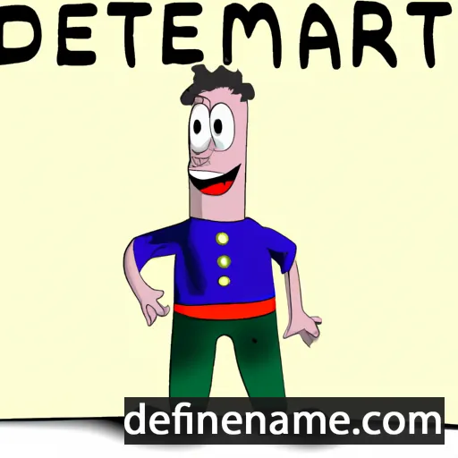 cartoon of the name Detmar