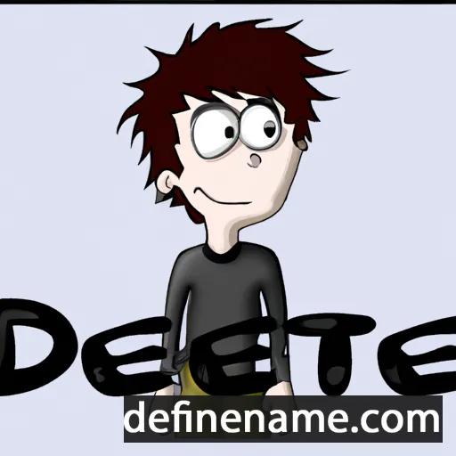 cartoon of the name Detre