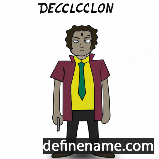 cartoon of the name Deucalion