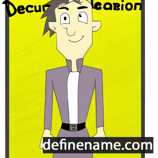 cartoon of the name Deucalion