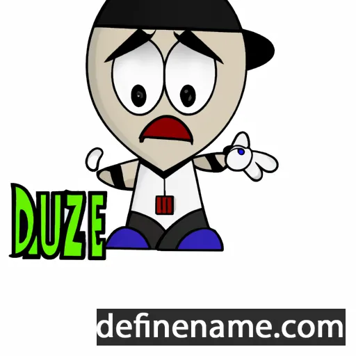 cartoon of the name Deuce