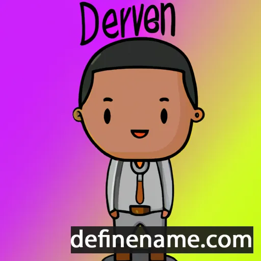 cartoon of the name Devaun