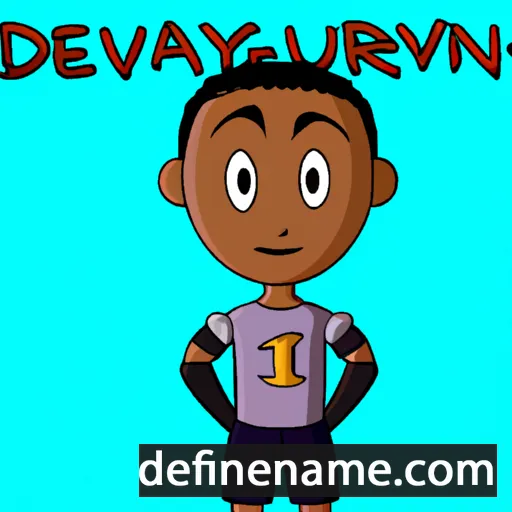 Devauntay cartoon