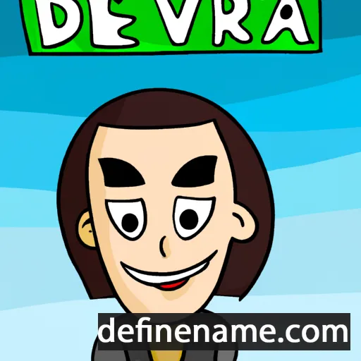 cartoon of the name Deverra