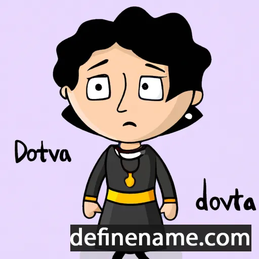 cartoon of the name Devota