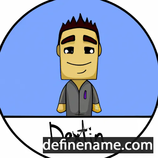 cartoon of the name Dextin